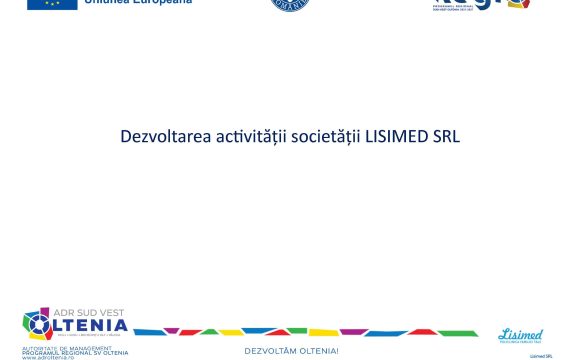 Scurta descriere proiect: „Dezvoltarea activității societății LISIMED SRL” 